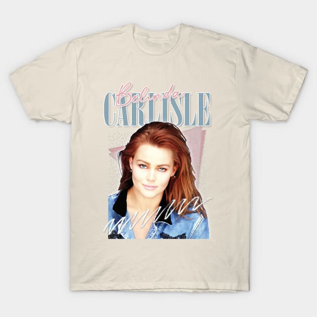 Belinda Carlisle - 80s Aesthetic Fan Design T-Shirt by DankFutura